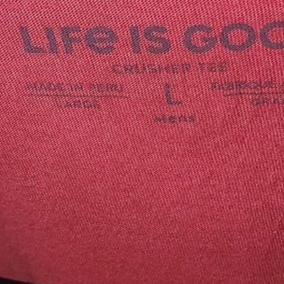 Life is Good "Good Vibe Tribe" Holiday Snowman Long Sleeve Crusher Sz L T-shirt - Picture 7 of 12